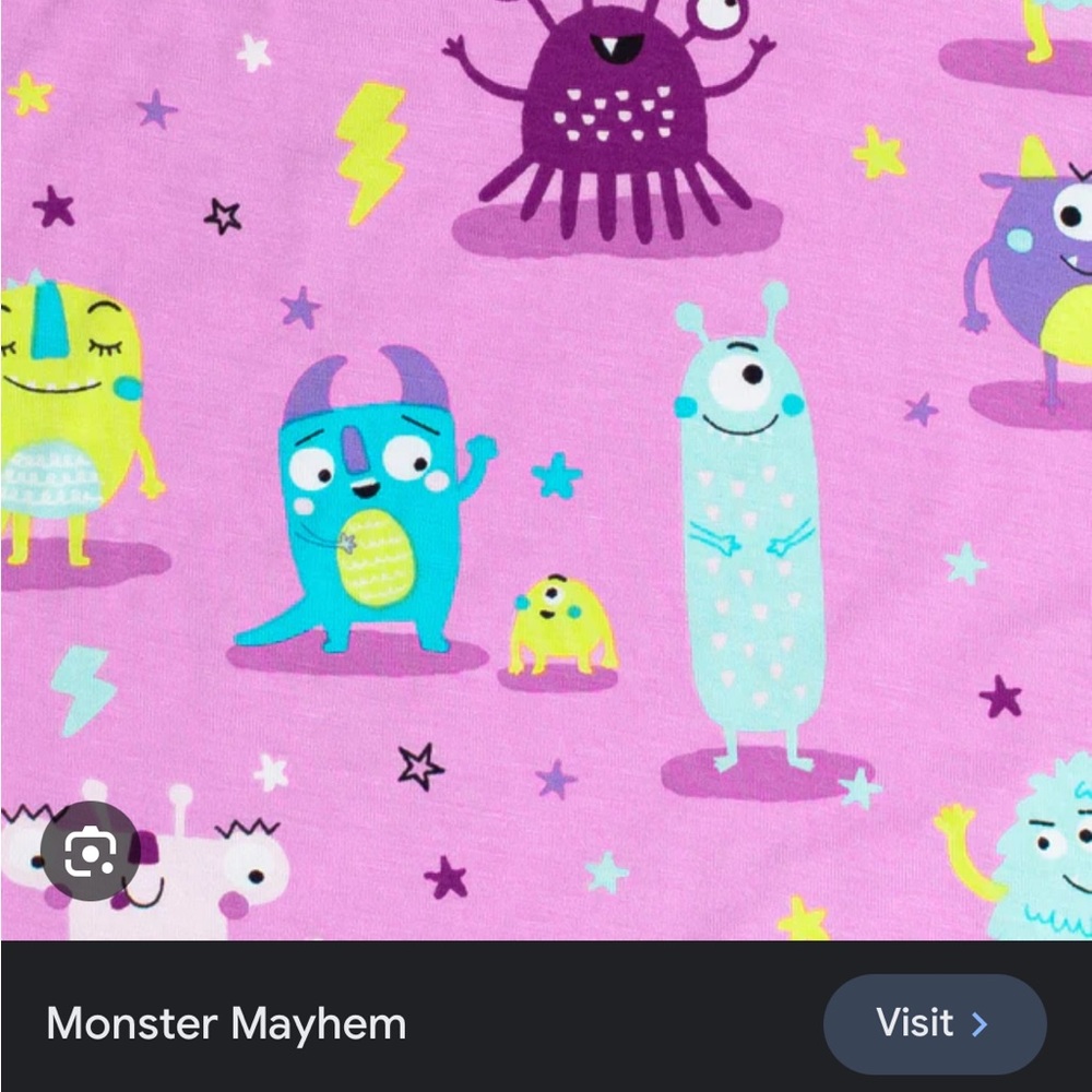 Little Sleepies Monster Mayhem Zippy